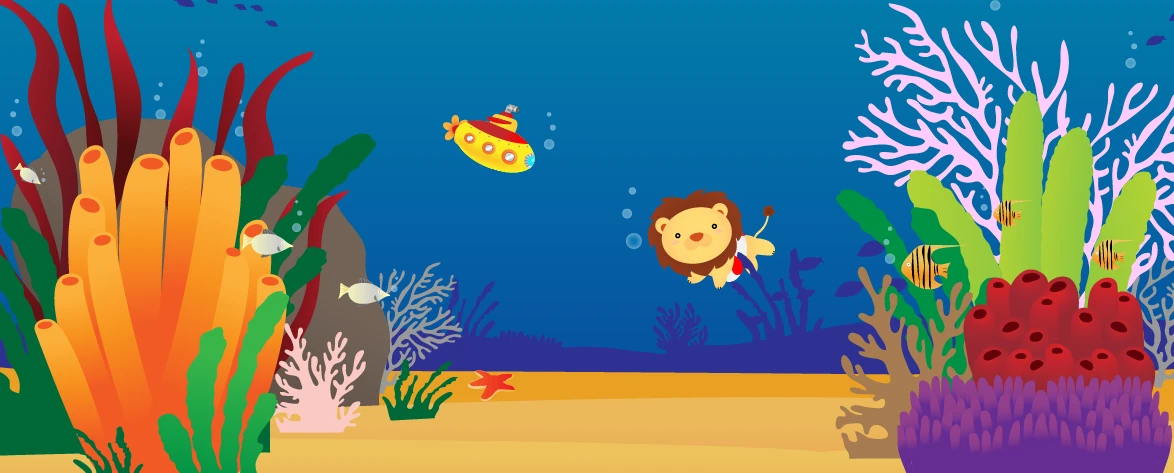 Underwater world background