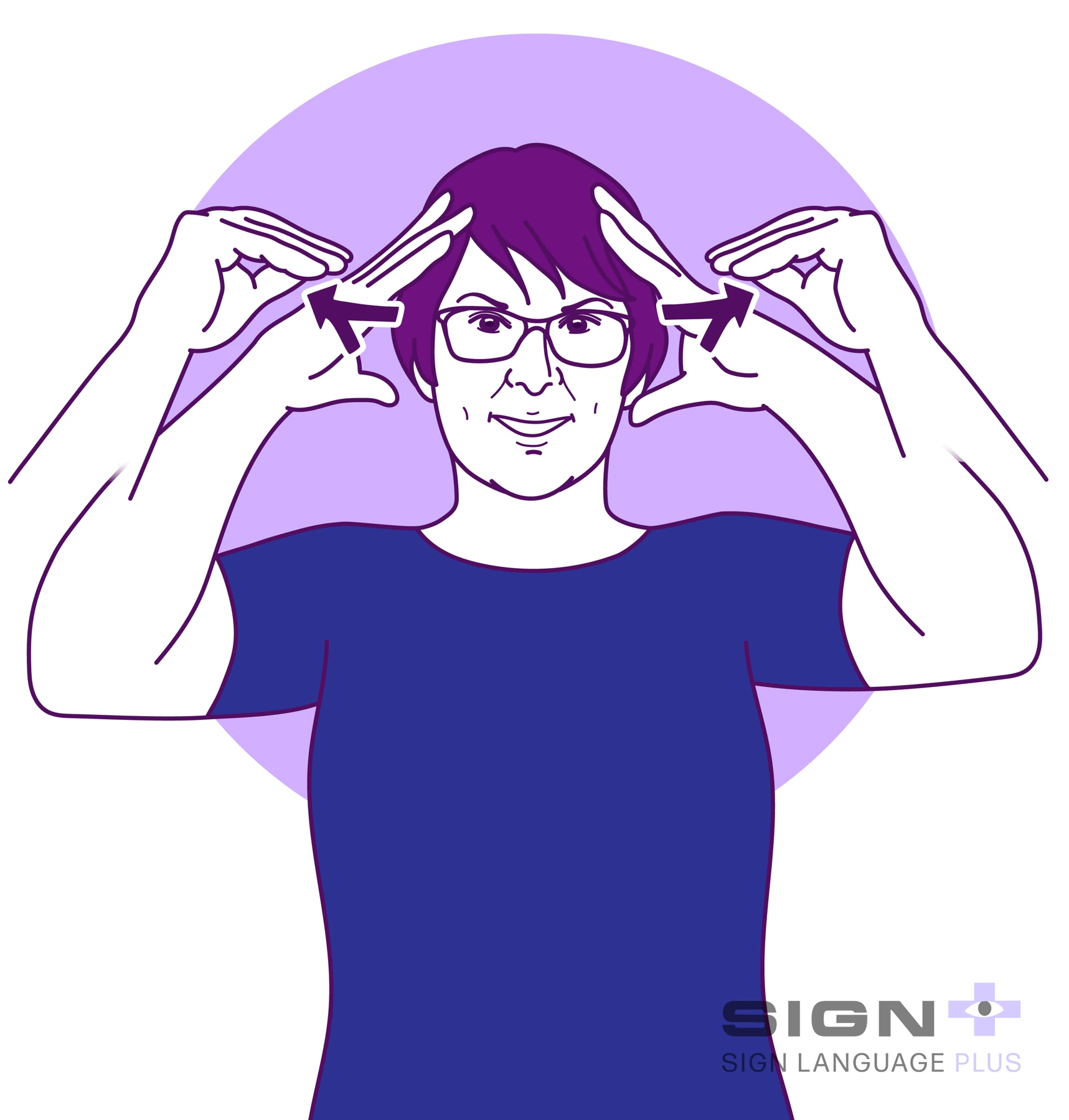 Jackie Davidson — custom sign-name portrait in purple