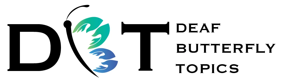 Deaf Butterfly Topics — logo design