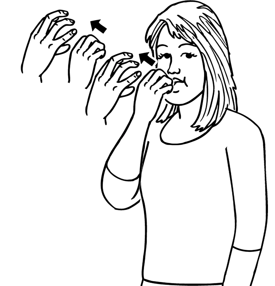 Blow bubbles — sign illustration