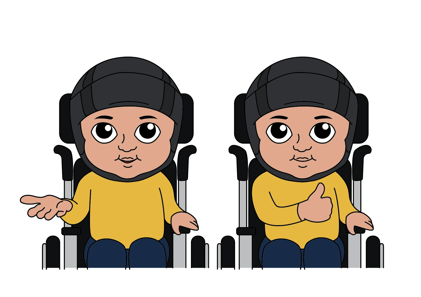 Te Wao Nui — a child using a wheelchair